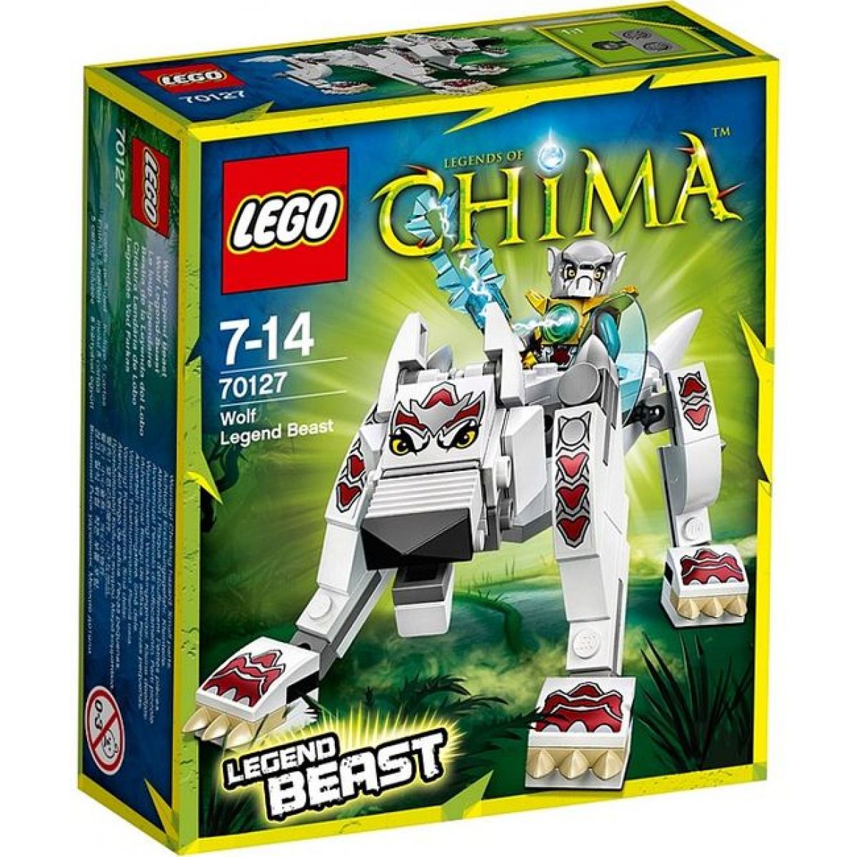 LEGO CHIMA - herní sady 70127 - Vlk - Šelma Legendy