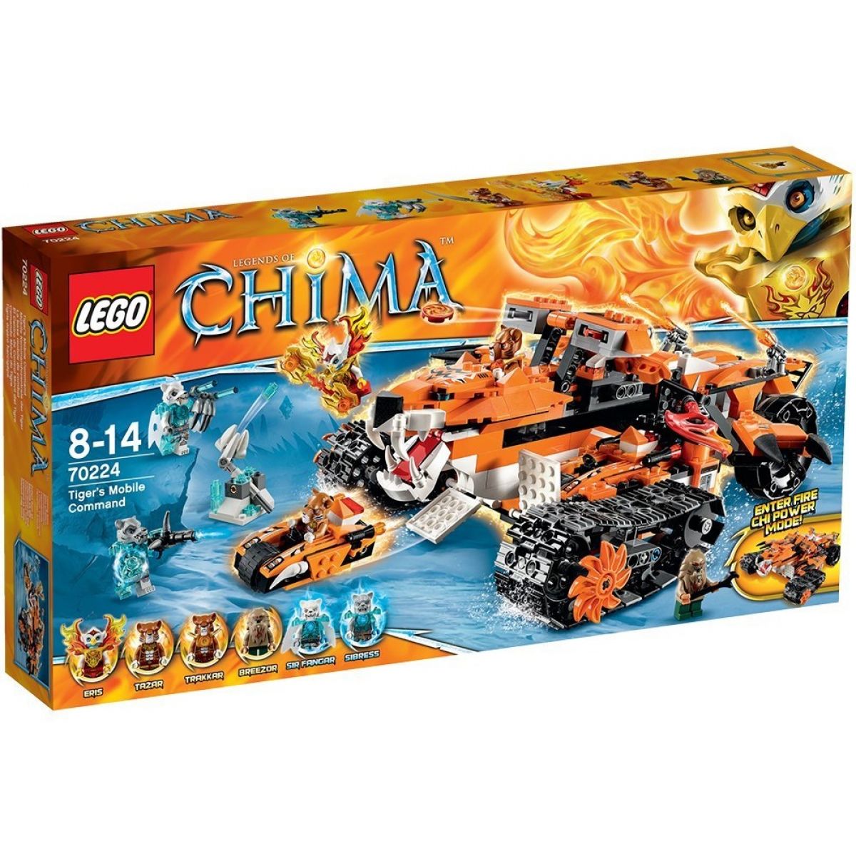 LEGO Chima 70224 - Mobilní velitelství tygrů