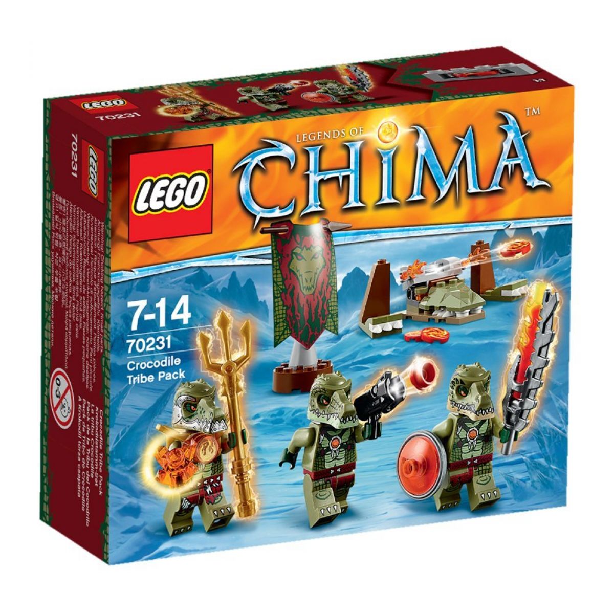 LEGO Chima 70231 - Smečka kmene Krokodýlů