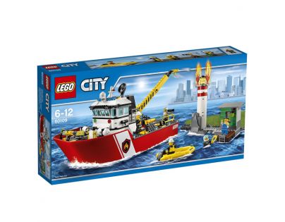 LEGO City 60109 Hasičský člun - Poškozený obal