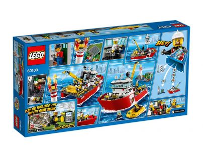 LEGO City 60109 Hasičský člun - Poškozený obal