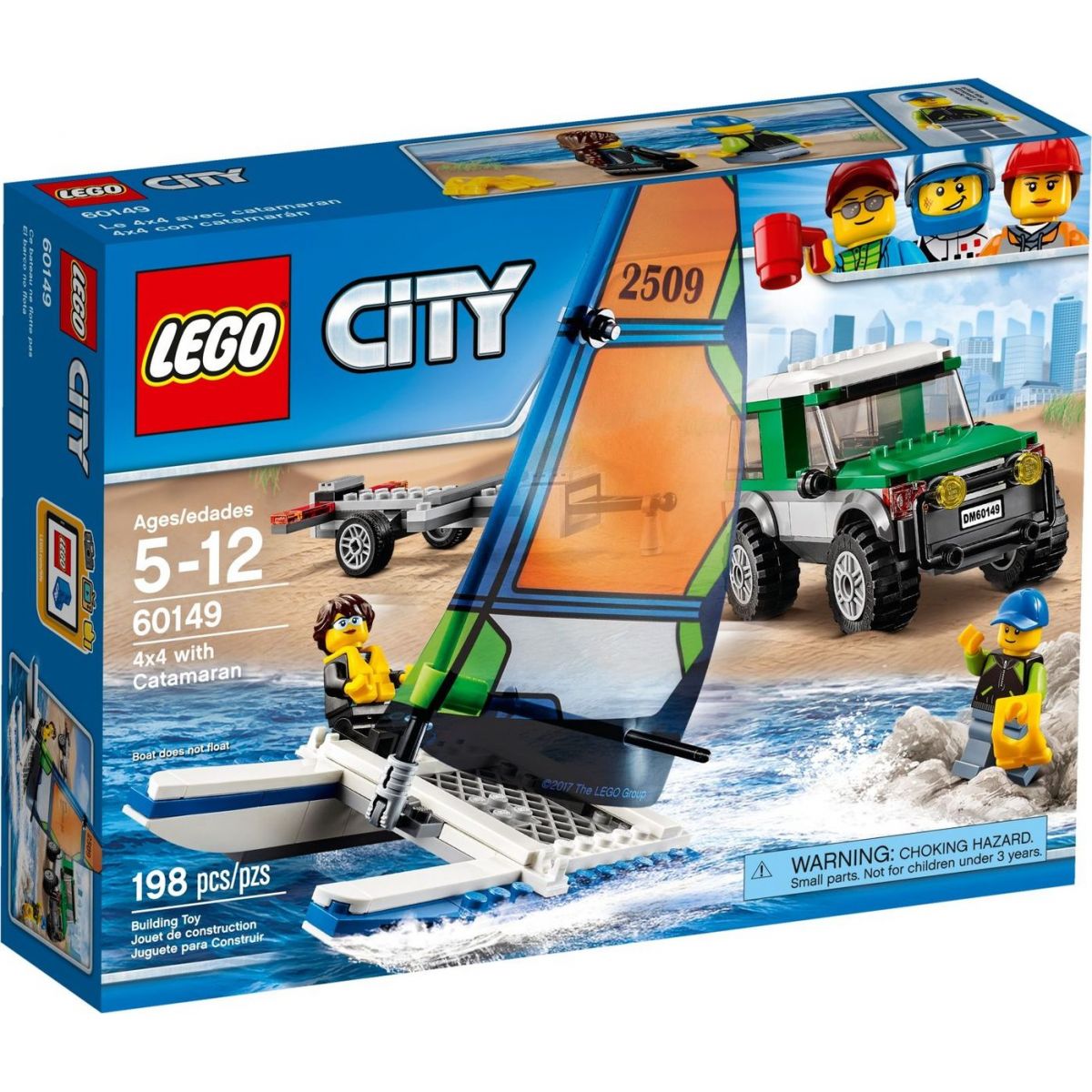 LEGO City 60149 4x4 s katamaránem