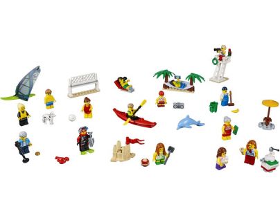 LEGO City 60153 Sada postáv Zábava na pláži