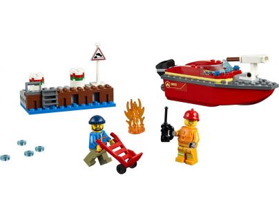 LEGO City 60213 Požiar v prístave