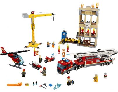 LEGO City 60216 Hasiči v centre mesta - Poškodený obal