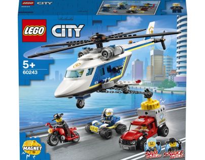 LEGO City 60243 Prenasledovanie policajnou helikoptérou - Poškodený obal