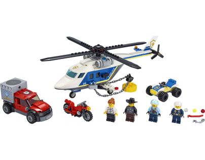 LEGO City 60243 Prenasledovanie policajnou helikoptérou - Poškodený obal