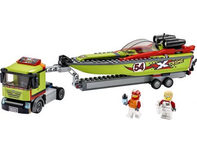 LEGO City 60254 Preprava pretekárskeho člnu - Poškodený obal