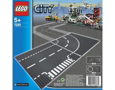 Lego City 7281 Križovatka v tvare T a zákruty