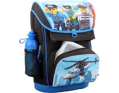 LEGO CITY Police Chopper Maxi školní aktovka, 2 dílný set