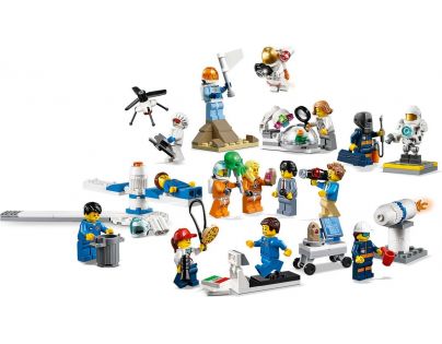 LEGO City Space Port 60230 Súprava postáv – Vesmírny výskum a vývoj