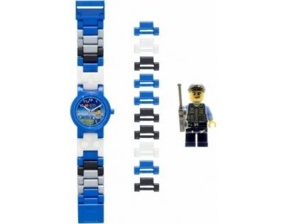 LEGO City Special Policeman - hodinky s minifigurkou