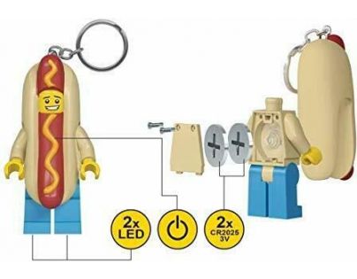 LEGO® Classic Hot Dog svietiaca figúrka