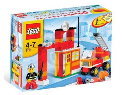 LEGO Kostičky 6191 Hasiči stavební sada