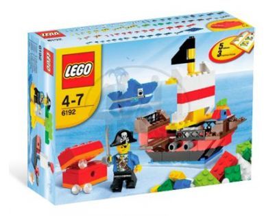LEGO Kostičky 6192 Piráti stavební sada