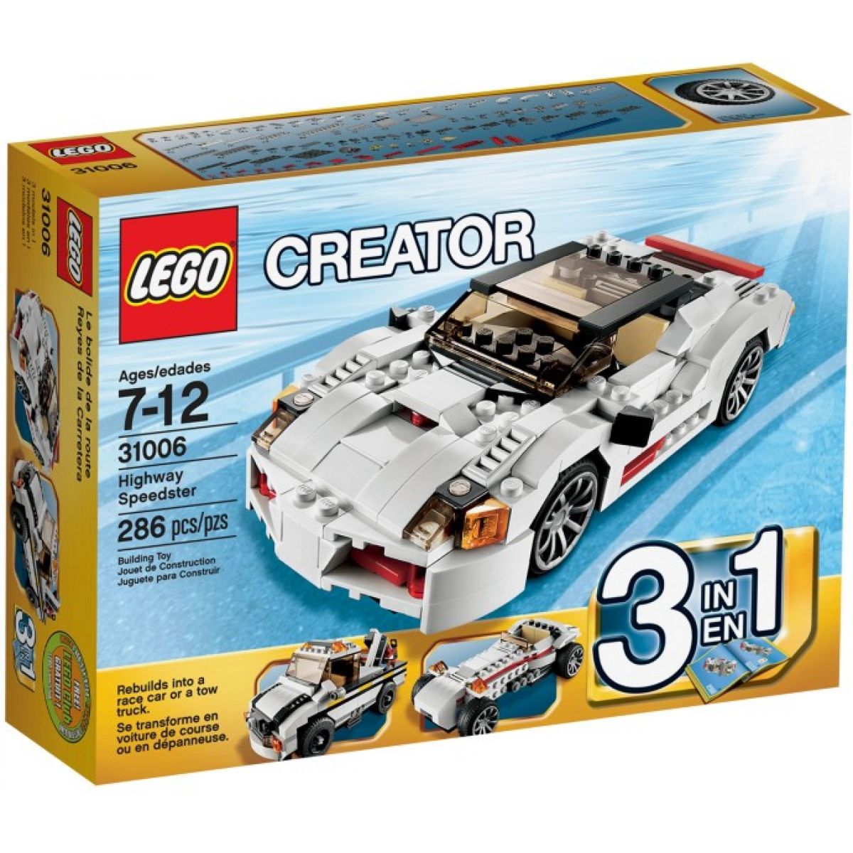 LEGO CREATOR 31006 Dálniční závoďák
