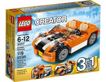 LEGO Creator 31017 - Oranžový závoďák
