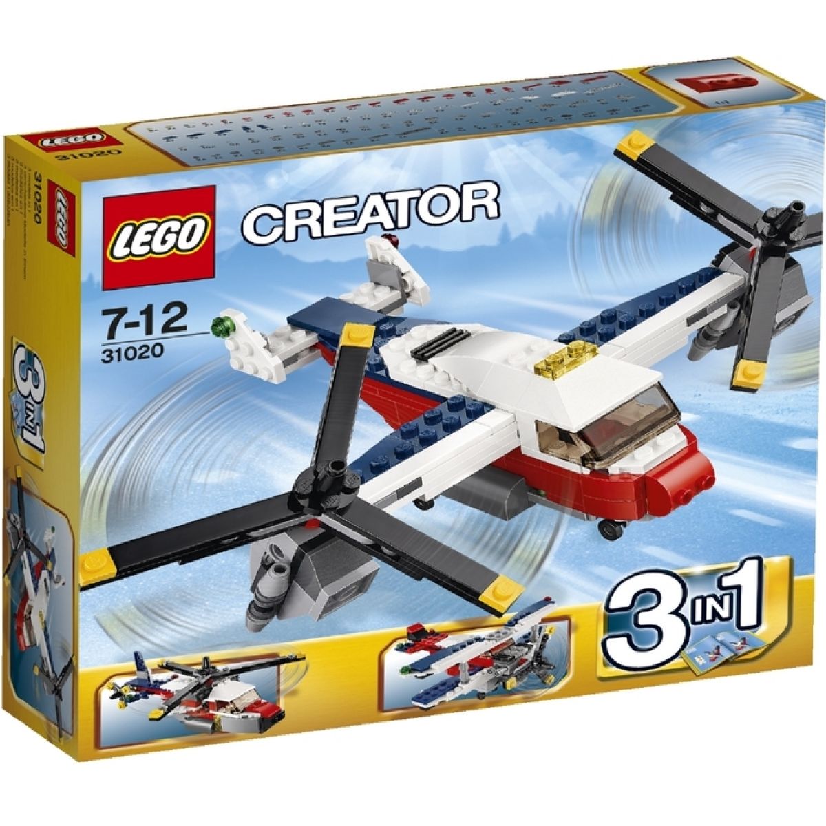 LEGO Creator 31020 - Dobrodružství se dvěma vrtulemi