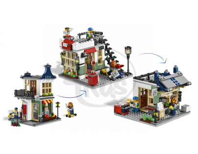 LEGO Creator 31036 - Obchod s hračkami a potravinami