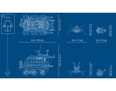 LEGO® Creator 31107 Vesmírne prieskumné vozidlo