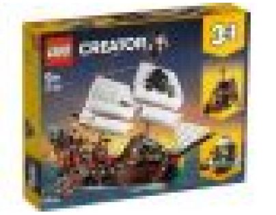 LEGO Creator 31109 Pirátska loď - Poškodený obal
