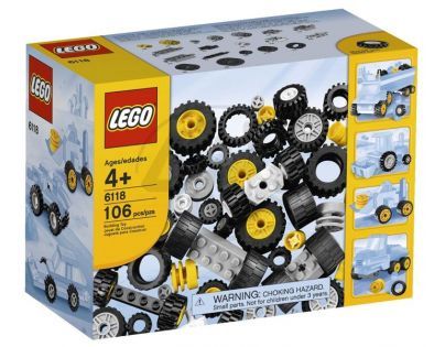 LEGO Kostičky 6118 Kolečka náhradní díly