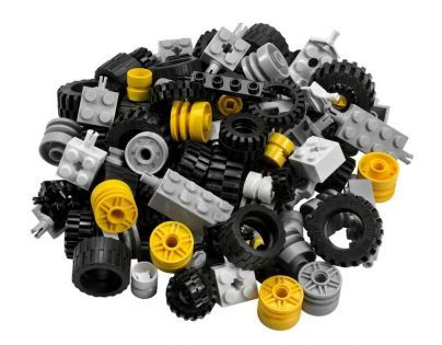 LEGO Kostičky 6118 Kolečka náhradní díly