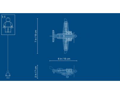 LEGO® Creators 31099 Vrtuľové lietadlo