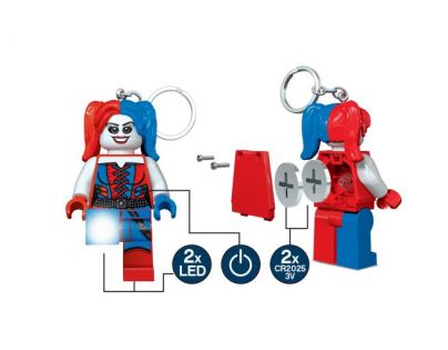 Prívesok na kľúče LEGO DC Super Heroes Harley Quinn Svítící figurka KE 99