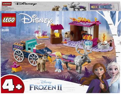 LEGO Disney Princess 41166 Elsa a dobrodružstvo s povozom - Poškodený obal
