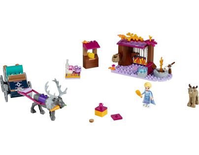 LEGO Disney Princess 41166 Elsa a dobrodružstvo s povozom - Poškodený obal