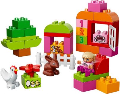 LEGO DUPLO Kostičky 10571 Růžový box plný zábavy