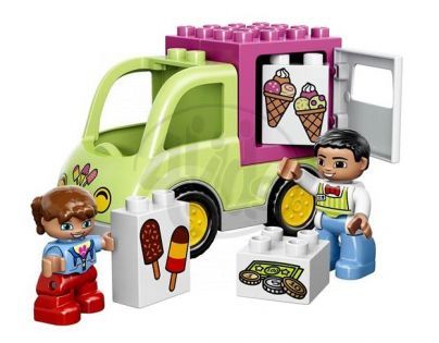 DUPLO LEGO Ville 10586 - Zmrzlinářská dodávka