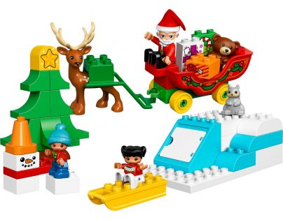 LEGO DUPLO 10837 Santovy Vánoce - Poškozený obal