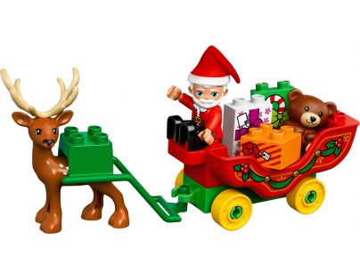 LEGO DUPLO 10837 Santovy Vánoce - Poškozený obal