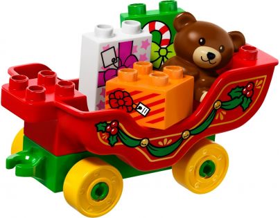 LEGO DUPLO 10837 Santovy Vánoce - Poškozený obal