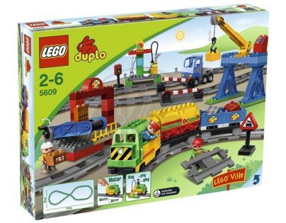 LEGO DUPLO 5609 - Velká vlaková sada De Luxe