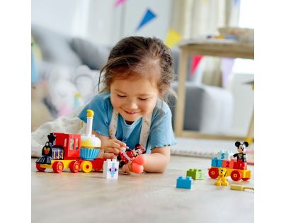 LEGO® DUPLO® Disney ™ 10941 Narodeninový vláčik Mickeyho a Minnie