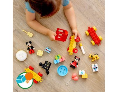 LEGO® DUPLO® Disney ™ 10941 Narodeninový vláčik Mickeyho a Minnie