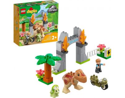LEGO® DUPLO® Jurassic World ™ 10939 T-rex a Triceratops na úteku