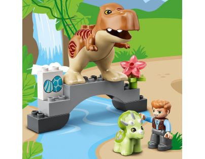 LEGO® DUPLO® Jurassic World ™ 10939 T-rex a Triceratops na úteku
