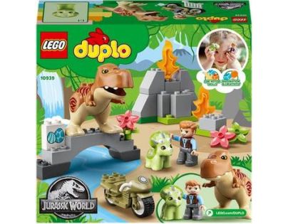 LEGO® DUPLO® Jurassic World ™ 10939 T-rex a Triceratops na úteku