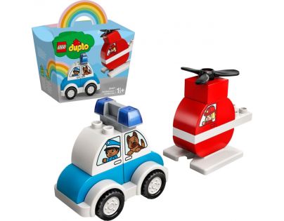 LEGO® DUPLO® My First 10957 Hasičský vrtuľník a policajné auto