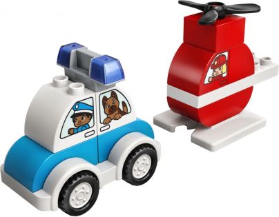 LEGO® DUPLO® My First 10957 Hasičský vrtuľník a policajné auto