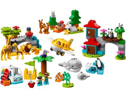 LEGO Duplo Town 10907 Zvieratá sveta - Poškodený obal