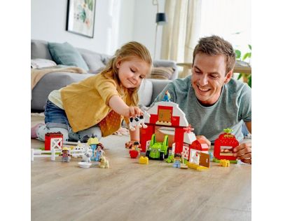 LEGO® DUPLO® Town 10952 Stodola,traktor a zvieratká z farmy