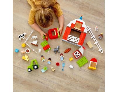 LEGO® DUPLO® Town 10952 Stodola,traktor a zvieratká z farmy