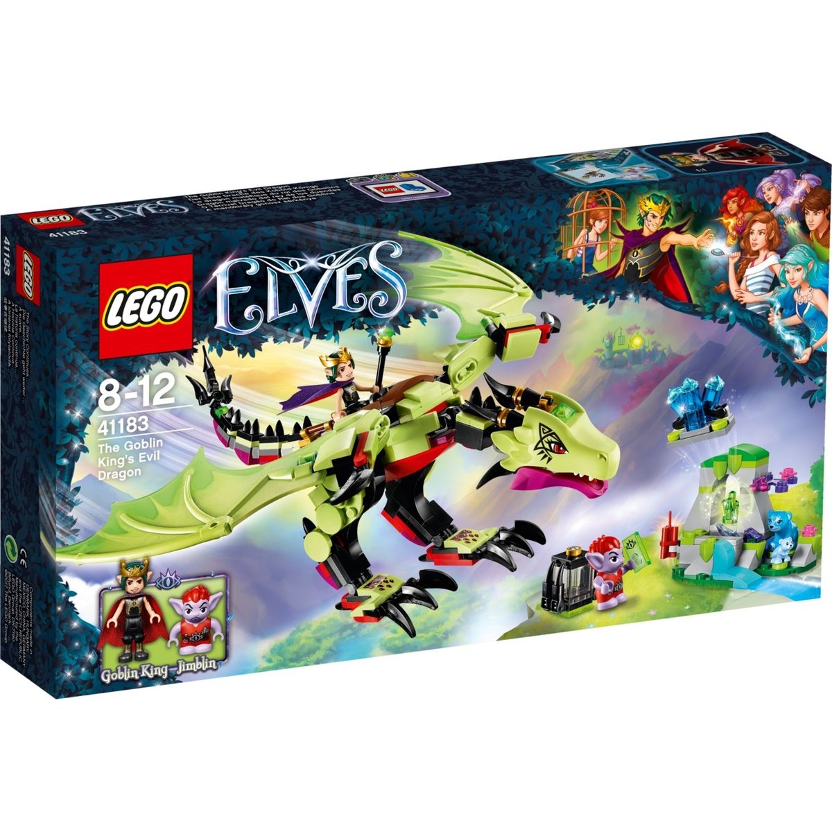 LEGO Elves 41183 Zlý drak kráľa škriatkov