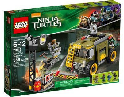 LEGO Želvy Ninja 79115 Zničení želví dodávky