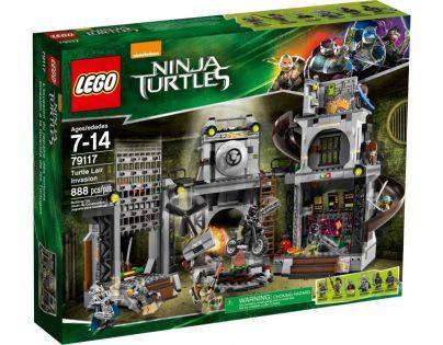 LEGO Želvy Ninja 79117 Invaze do želvího doupěte